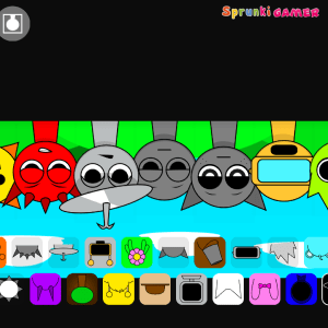 Sprunki (but everything is upside down) img