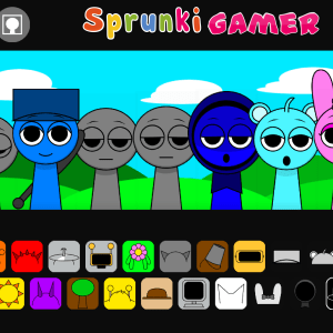 Sprunki but i replace lime with bluebird img