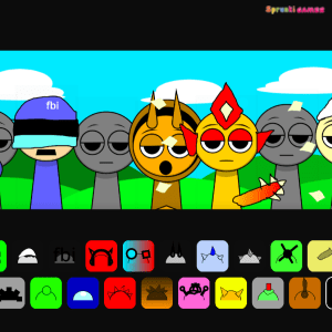 Sprunki but It's Mario img