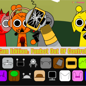 Sprunki Gun Edition- Funbot out of Control Sprunki Gun Edition- Funbot out of Control img