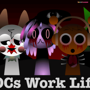 Sprunki OCs Life Work Mod img