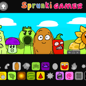 Sprunki: Plants vs Zombies img