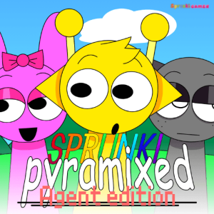 Sprunki Pyramixed but Agents img