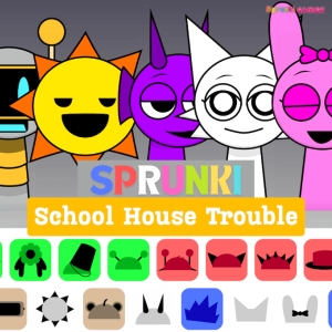 Sprunki School House Trouble Mod img